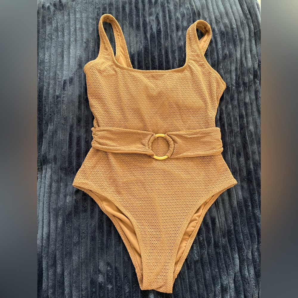 Old Navy Crochet bathing suit + coverup